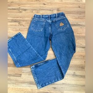 Bulwark FR Mens 32x30 Denim Jeans Medium‎ Wash Mid Rise Fire Resistant